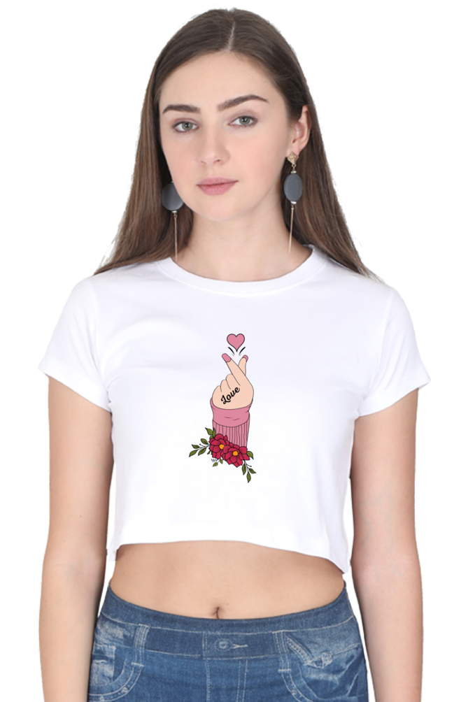 LOVE - CROP TOP