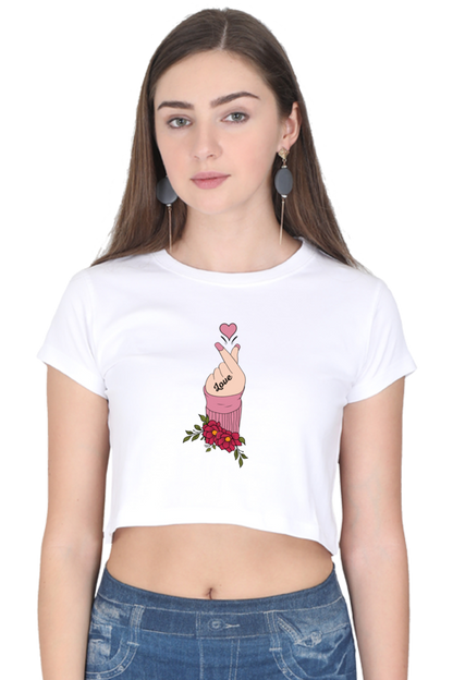 LOVE - CROP TOP