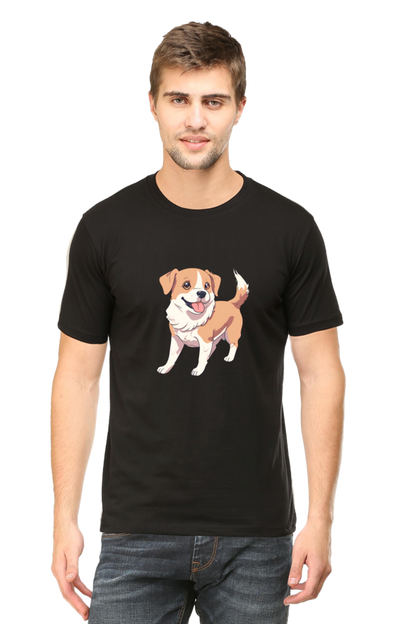 CUTE DOG - HALF SLEEVE TSHIRT