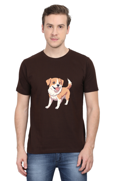 CUTE DOG - HALF SLEEVE TSHIRT