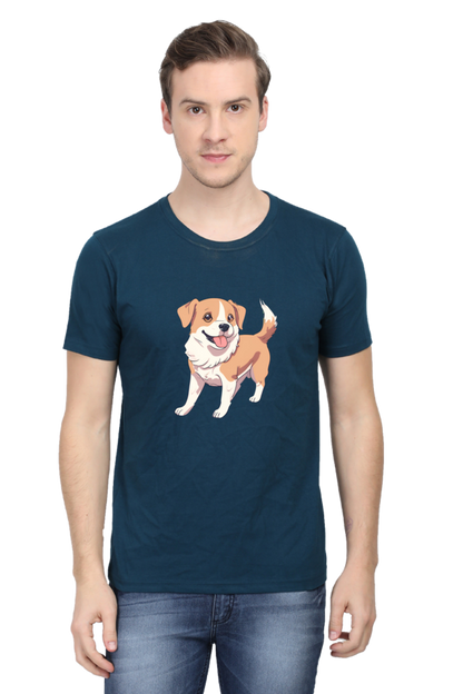 CUTE DOG - HALF SLEEVE TSHIRT