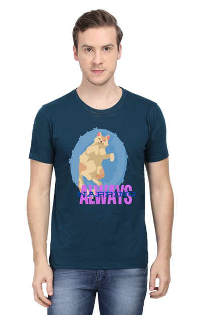 SLEEPY CAT - HALF SLEEVE TSHIRT