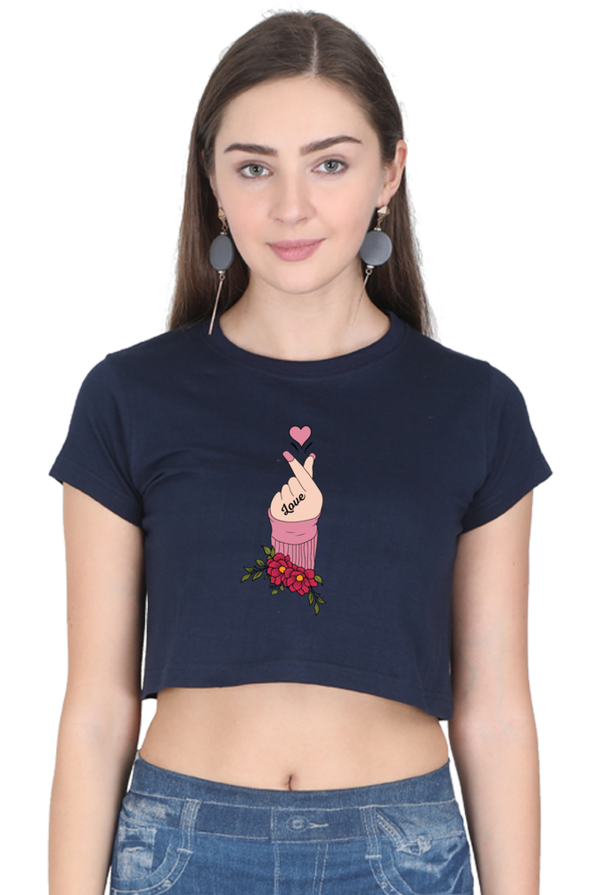 LOVE - CROP TOP