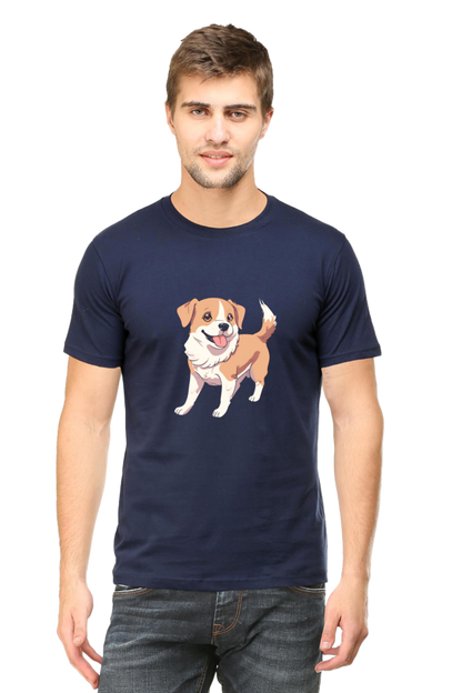 CUTE DOG - HALF SLEEVE TSHIRT