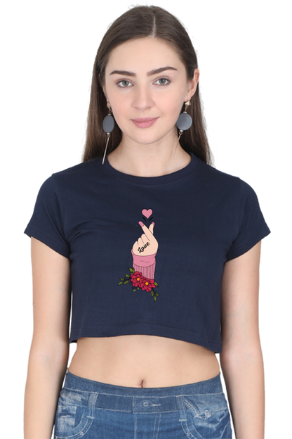 LOVE - CROP TOP