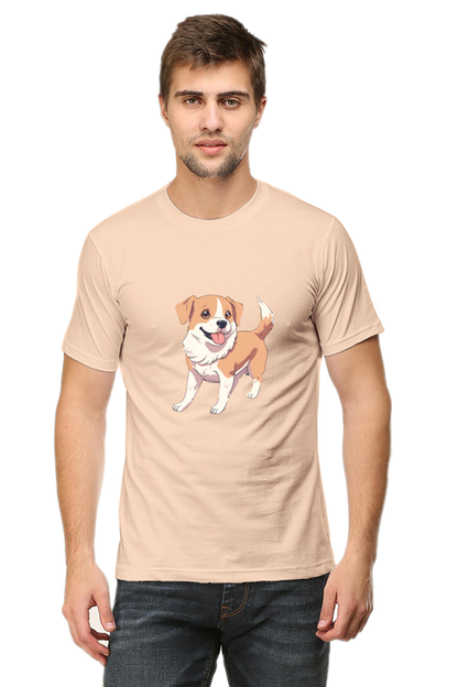 CUTE DOG - HALF SLEEVE TSHIRT