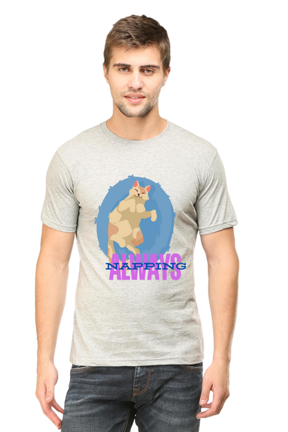 SLEEPY CAT - HALF SLEEVE TSHIRT