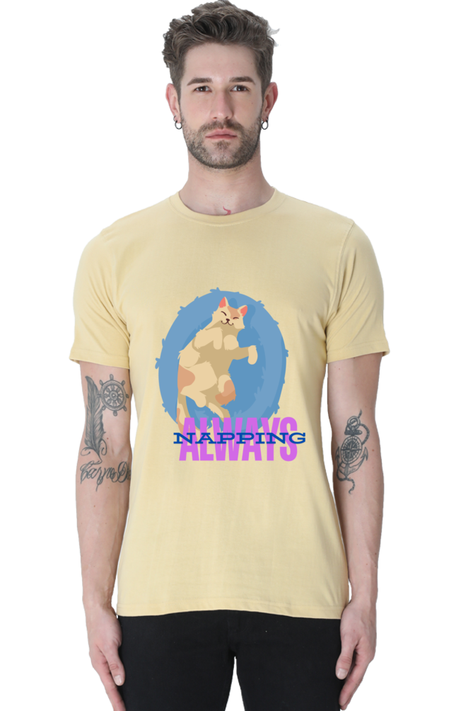 SLEEPY CAT - HALF SLEEVE TSHIRT