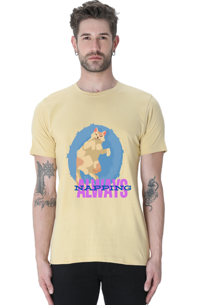 SLEEPY CAT - HALF SLEEVE TSHIRT