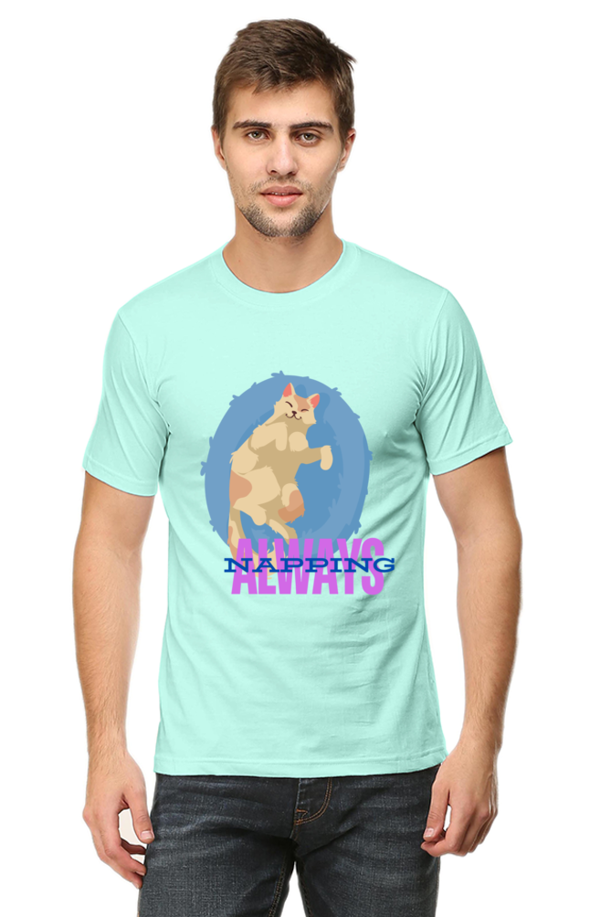 SLEEPY CAT - HALF SLEEVE TSHIRT
