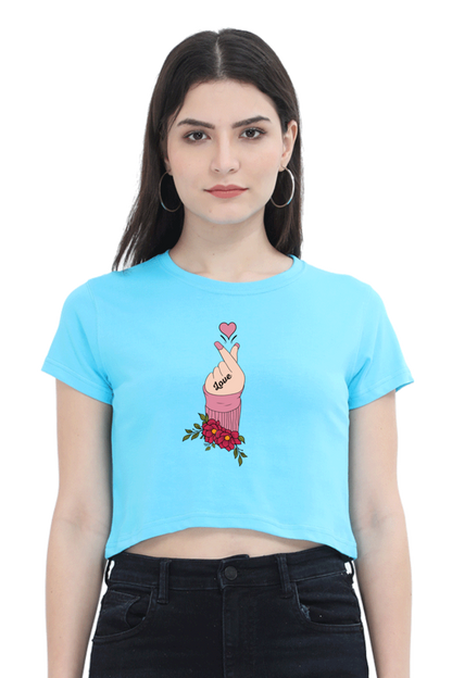 LOVE - CROP TOP