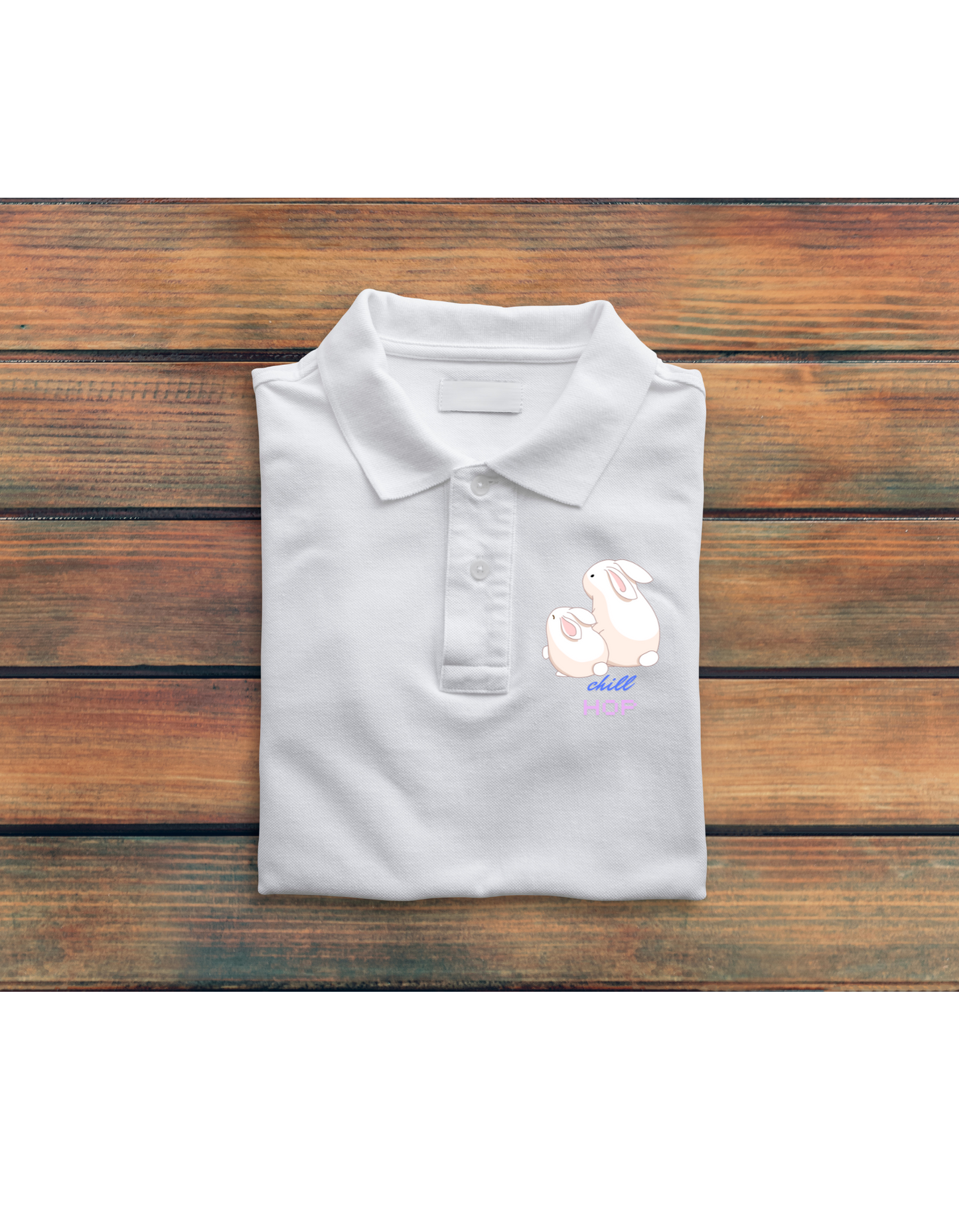 CHILLHOP BUNNY - POLO TSHIRT