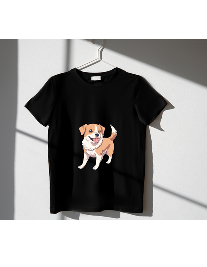 CUTE DOG - HALF SLEEVE TSHIRT