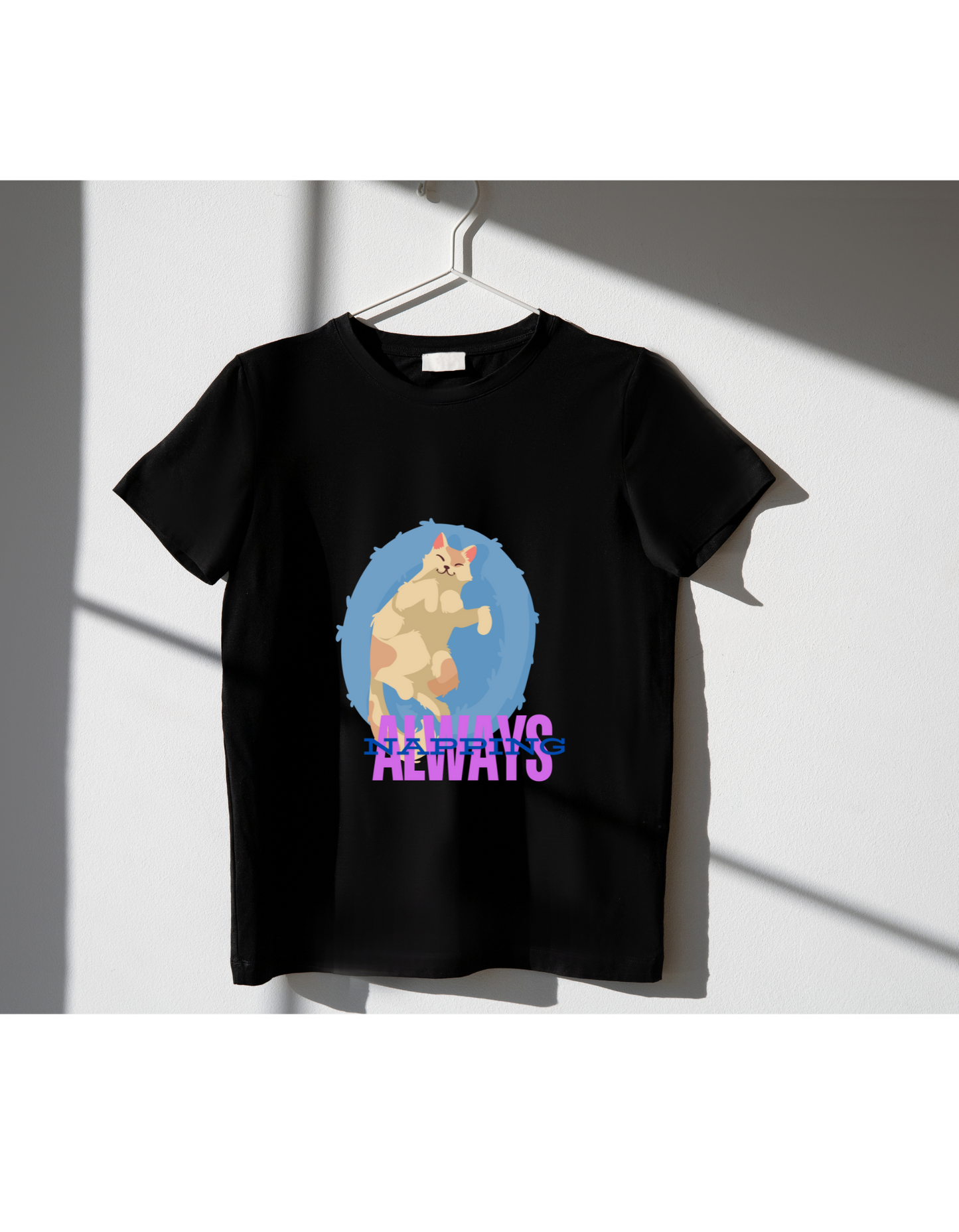 SLEEPY CAT - HALF SLEEVE TSHIRT