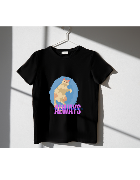 SLEEPY CAT - HALF SLEEVE TSHIRT